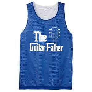 The Guitar Father Musician Pick Gift Mesh Reversible Basketball Jersey Tank