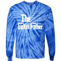 The Guitar Father Musician Pick Gift Tie-Dye Long Sleeve Shirt