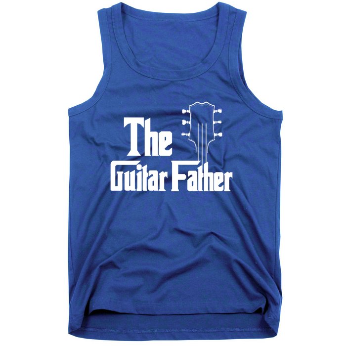 The Guitar Father Musician Pick Gift Tank Top