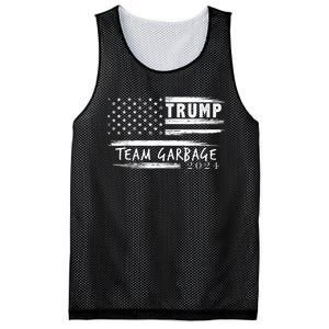 Team Garbage For Trump 2024 Garbage For Trump Vote Trump 2024 Mesh Reversible Basketball Jersey Tank