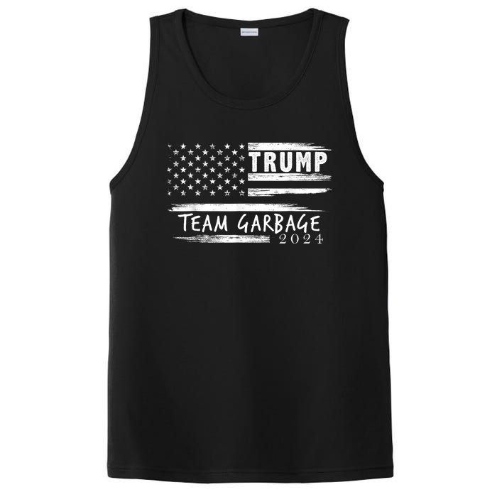 Team Garbage For Trump 2024 Garbage For Trump Vote Trump 2024 PosiCharge Competitor Tank