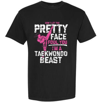 Taekwondo Gifts for Adults TKD Garment-Dyed Heavyweight T-Shirt