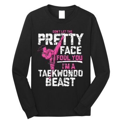 Taekwondo Gifts for Adults TKD Long Sleeve Shirt