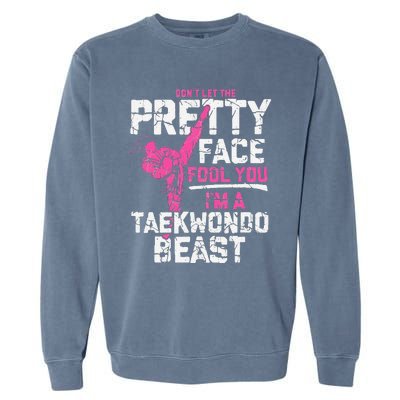 Taekwondo Gifts for Adults TKD Garment-Dyed Sweatshirt