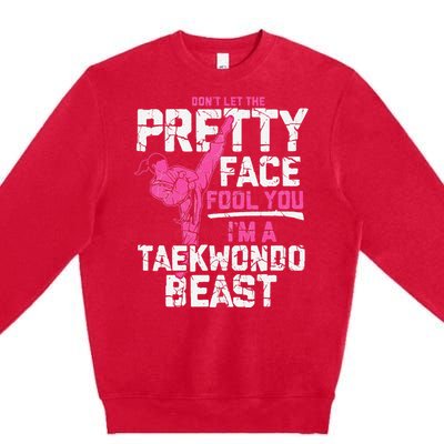 Taekwondo Gifts for Adults TKD Premium Crewneck Sweatshirt