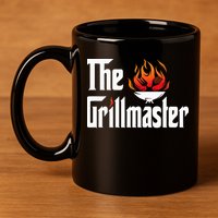 The Grilling Father The Grillmaster 11oz C Handle Ceramic Mug