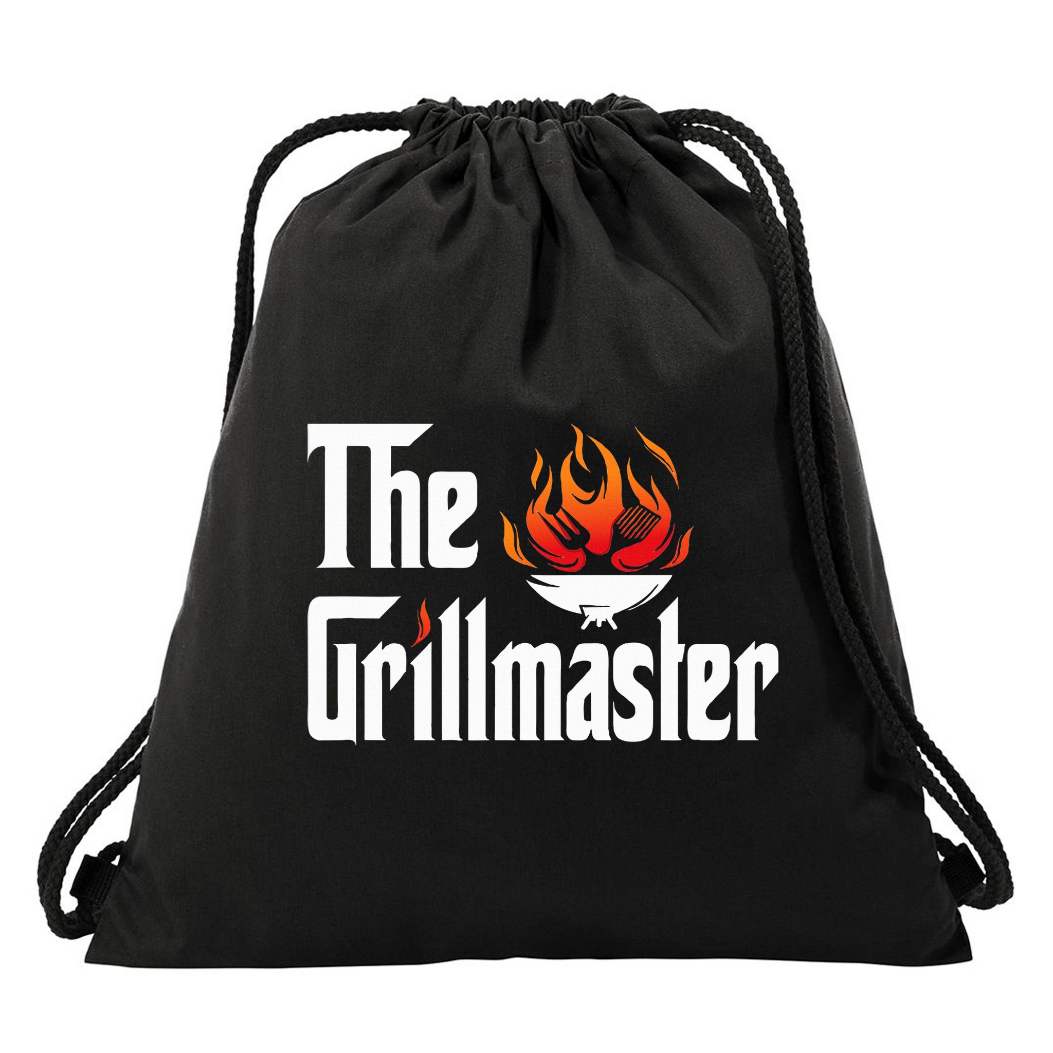 The Grilling Father The Grillmaster Drawstring Bag