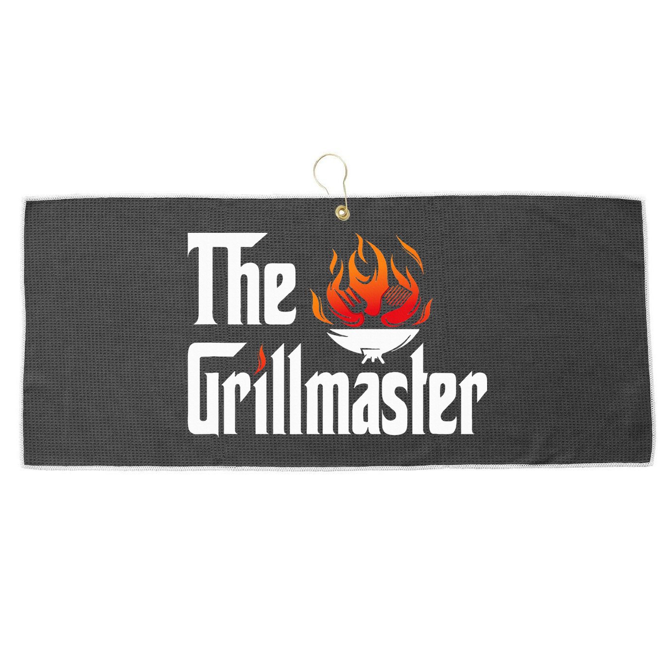 The Grilling Father The Grillmaster Large Microfiber Waffle Golf Towel