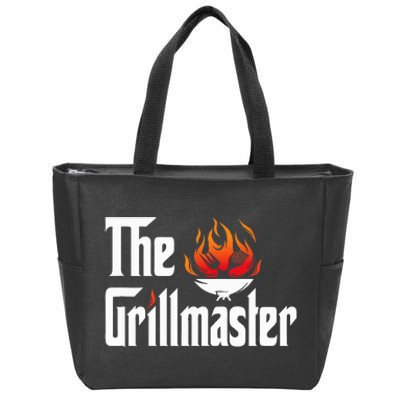 The Grilling Father The Grillmaster Zip Tote Bag