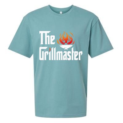 The Grilling Father The Grillmaster Sueded Cloud Jersey T-Shirt