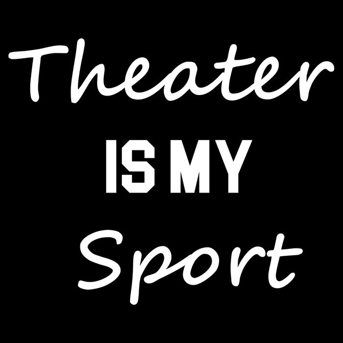 Theater Gifts For Actors Musical Theatre Is My Sport Drawstring Bag