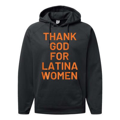 Thank God For Latina Performance Fleece Hoodie