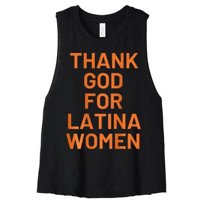 Thank God For Latina Women's Racerback Cropped Tank