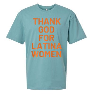 Thank God For Latina Sueded Cloud Jersey T-Shirt