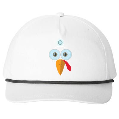 Thanksgiving Gift For Boys Doctor Turkey Trot Gift Snapback Five-Panel Rope Hat