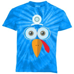 Thanksgiving Gift For Boys Doctor Turkey Trot Gift Kids Tie-Dye T-Shirt