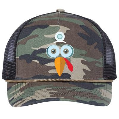 Thanksgiving Gift For Boys Doctor Turkey Trot Gift Retro Rope Trucker Hat Cap