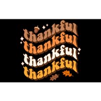 Thankful Groovy Family Thanksgiving Matching Outfits Bumper Sticker