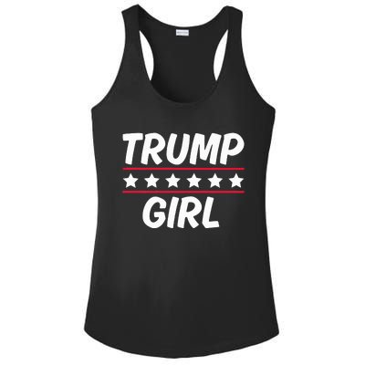 Trump Girl Funny Female Voter Slogan 2024 Election Statement Ladies PosiCharge Competitor Racerback Tank