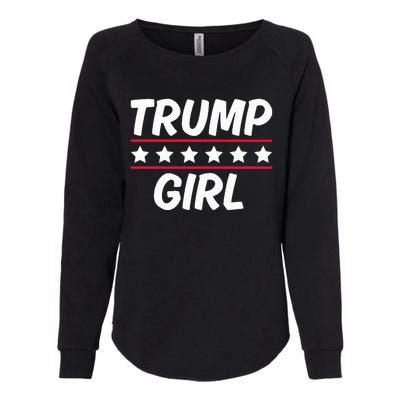 Trump Girl Funny Female Voter Slogan 2024 Election Statement Womens California Wash Sweatshirt