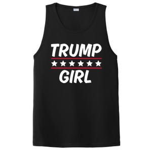 Trump Girl Funny Female Voter Slogan 2024 Election Statement PosiCharge Competitor Tank