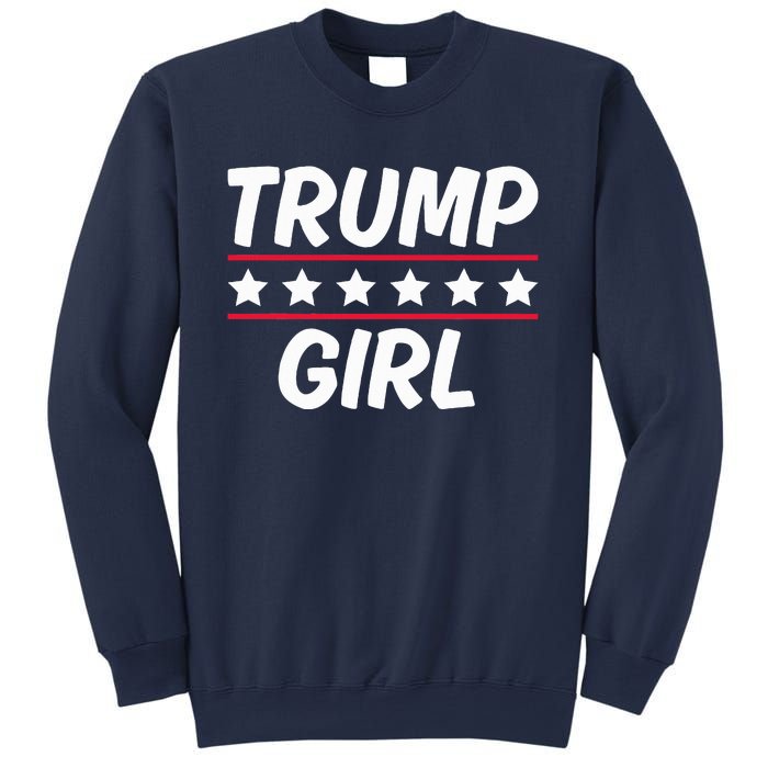 Trump Girl Funny Female Voter Slogan 2024 Election Statement Sweatshirt