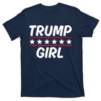 Trump Girl Funny Female Voter Slogan 2024 Election Statement T-Shirt