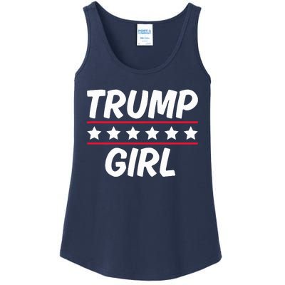 Trump Girl Funny Female Voter Slogan 2024 Election Statement Ladies Essential Tank