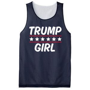 Trump Girl Funny Female Voter Slogan 2024 Election Statement Mesh Reversible Basketball Jersey Tank