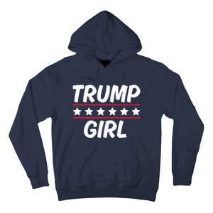 Trump Girl Funny Female Voter Slogan 2024 Election Statement Tall Hoodie