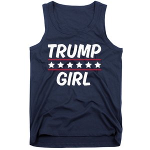 Trump Girl Funny Female Voter Slogan 2024 Election Statement Tank Top