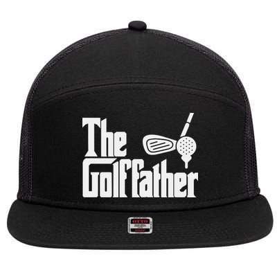 The Golf Father Father's Day 7 Panel Mesh Trucker Snapback Hat