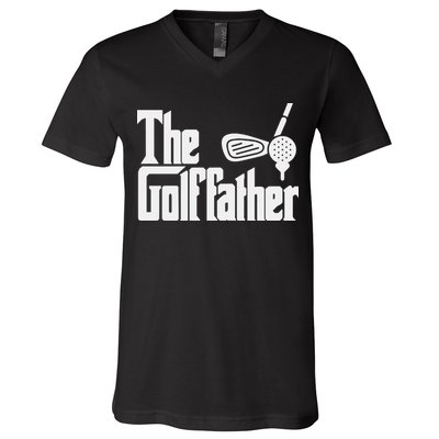 The Golf Father Father's Day V-Neck T-Shirt