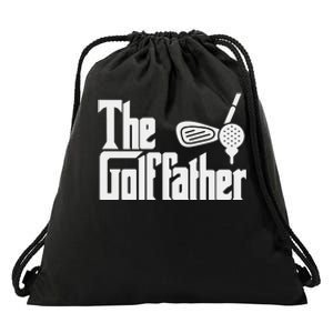 The Golf Father Father's Day Drawstring Bag