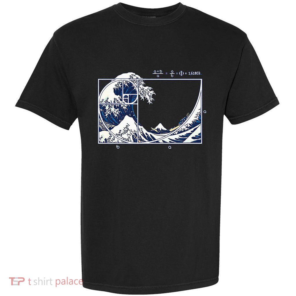 The Great Fibonaccis Waves Garment-Dyed Heavyweight T-Shirt