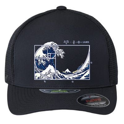 The Great Fibonaccis Waves Flexfit Unipanel Trucker Cap