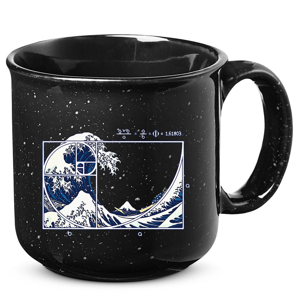 The Great Fibonaccis Waves 15oz Campfire Ceramic Mug