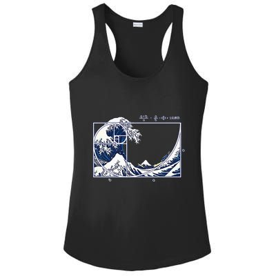 The Great Fibonaccis Waves Ladies PosiCharge Competitor Racerback Tank