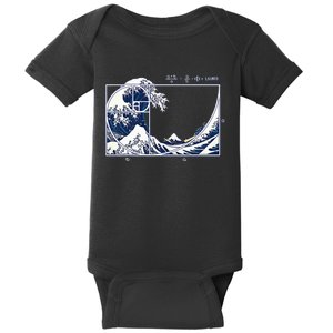 The Great Fibonaccis Waves Baby Bodysuit