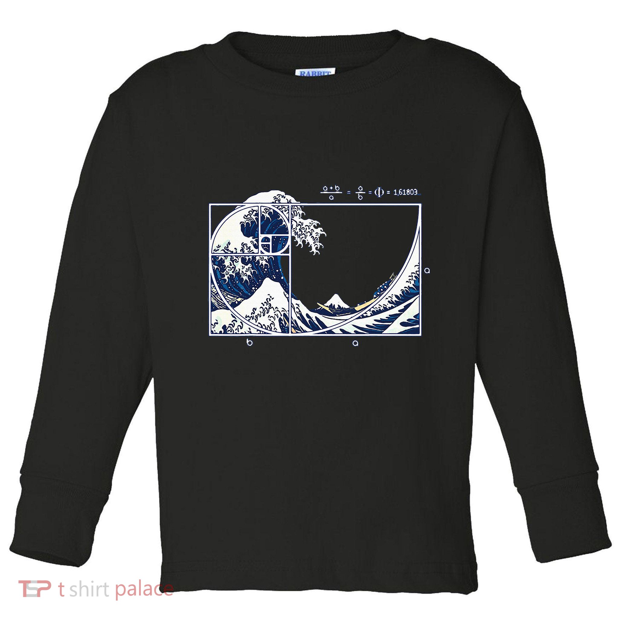 The Great Fibonaccis Waves Toddler Long Sleeve Shirt