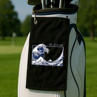 The Great Fibonaccis Waves Golf Towel