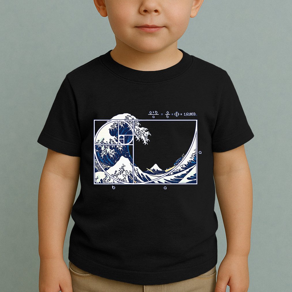 The Great Fibonaccis Waves Toddler T-Shirt