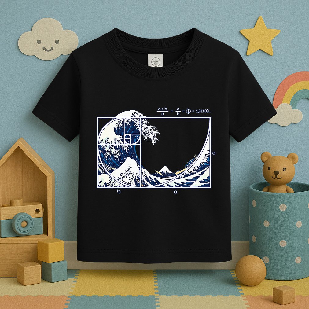 The Great Fibonaccis Waves Toddler T-Shirt