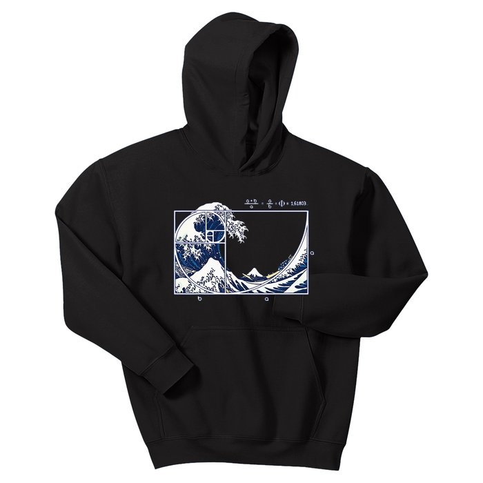 The Great Fibonaccis Waves Kids Hoodie