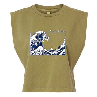 The Great Fibonaccis Waves Garment-Dyed Women's Muscle Tee