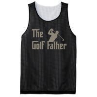 The Golf Father Funny Golfing For Golfer Mesh Reversible Basketball Jersey Tank