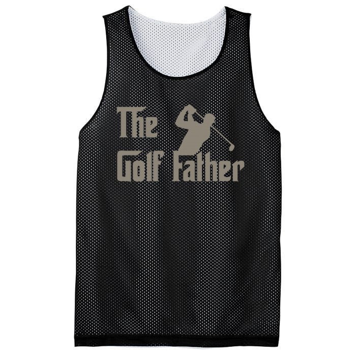 The Golf Father Funny Golfing For Golfer Mesh Reversible Basketball Jersey Tank