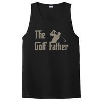 The Golf Father Funny Golfing For Golfer PosiCharge Competitor Tank