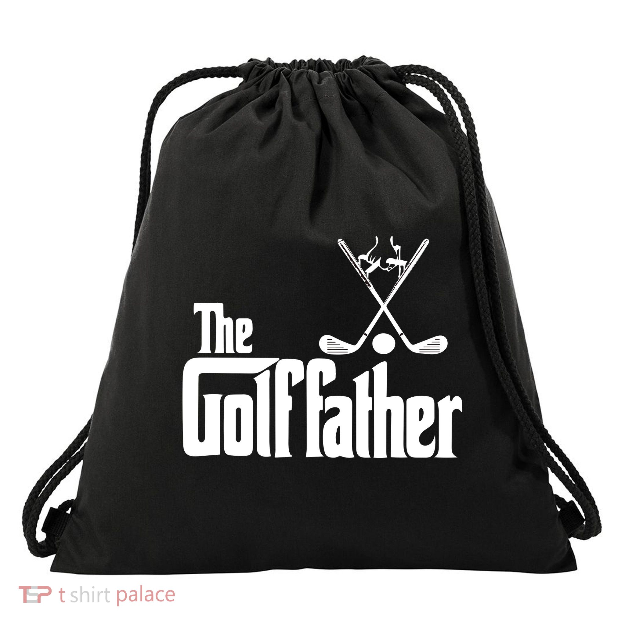 The Golf Father Gift For Dad Fathers Day Drawstring Bag