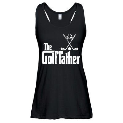 The Golf Father Gift For Dad Fathers Day Ladies Essential Flowy Tank
